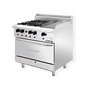 Berjaya / OB4GG1BWO-17 / 900 4 Open Burner, Griddle, Oven Combination 