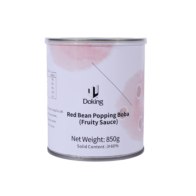 Doking Red Bean Popping Boba (Fruity Sauce) 850 g