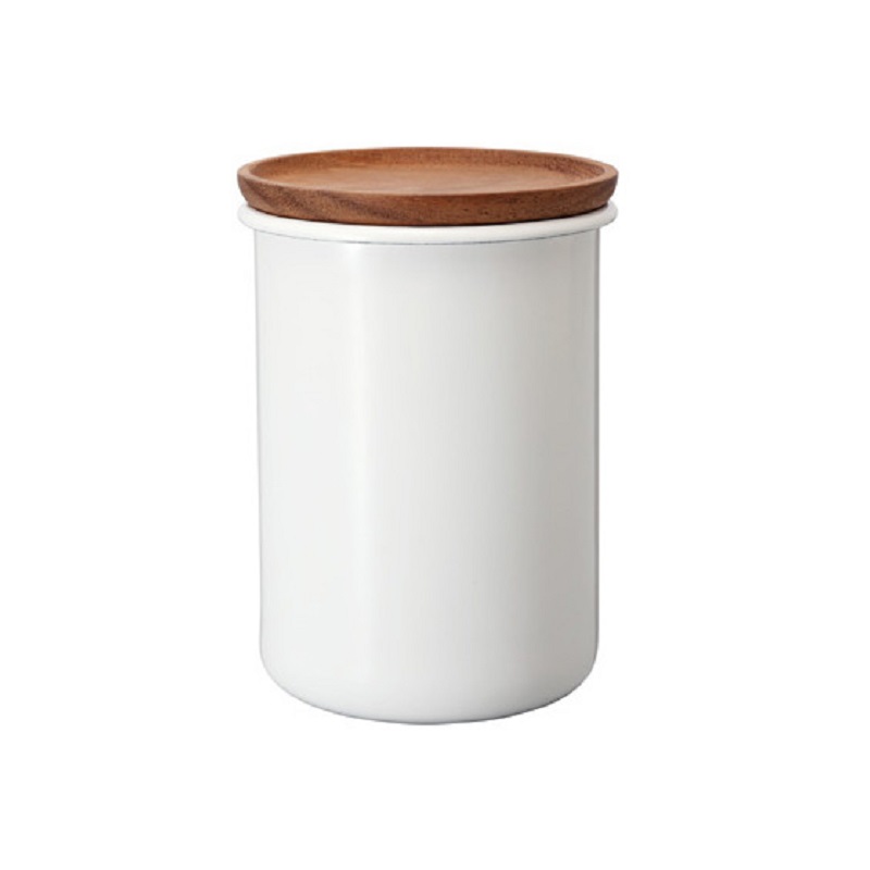 Hario BCN-200-W Bona Tea & Coffee Canister (White)