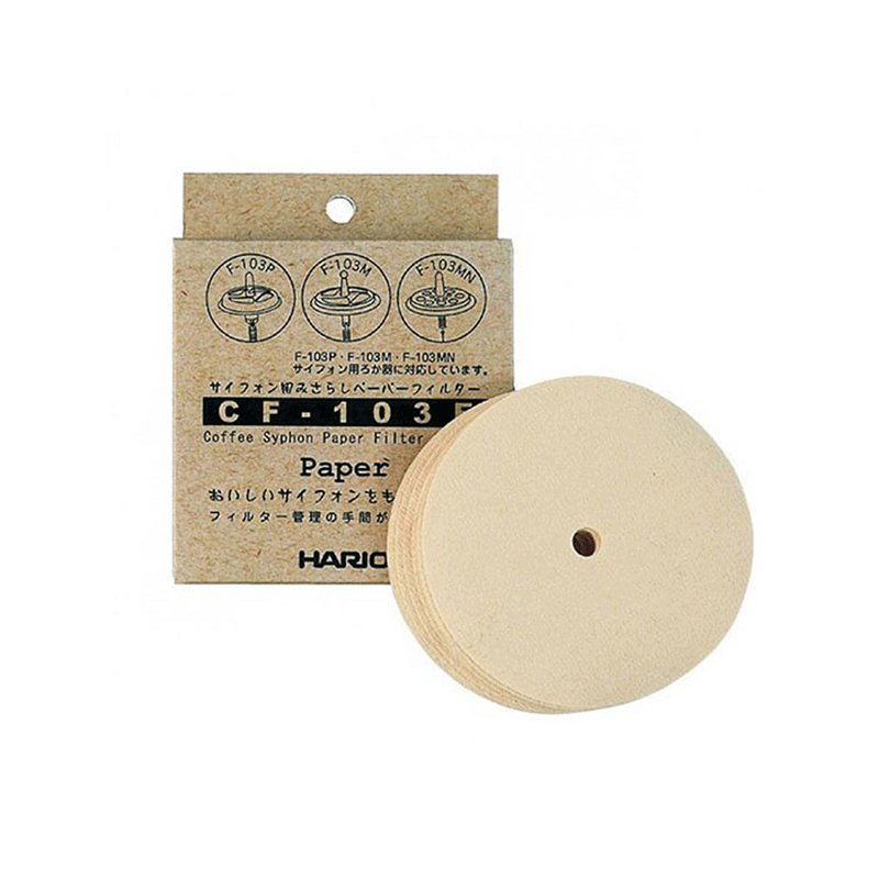 Hario CF-103E Paper Filter for Hario Syphon NCA-3/MCA-3