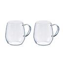 Hario RDM-1824 Round Mug 2 pcs Set (Transparent)