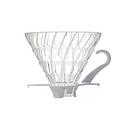 Hario VDG-02W Glass Coffee Dripper V60 02 (White)