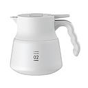 Hario VHSN-60-W V60 Insulated Stainless Steel Server Plus 600 (White) 