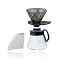 Hario VMSP-2012-TB-EX MUGEN Brewing Kit (Transparent Black)