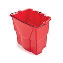 Rubbermaid 35 Qt Wavebrake 2 Dirty Water Bucket Red / 2064907