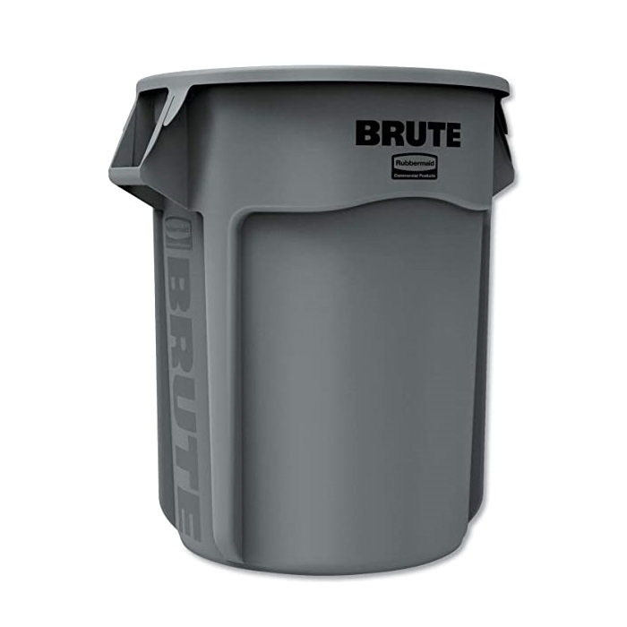 Rubbermaid Brute Cont Branded W/O Lid 55g/208l Gray / FG265500GRAY