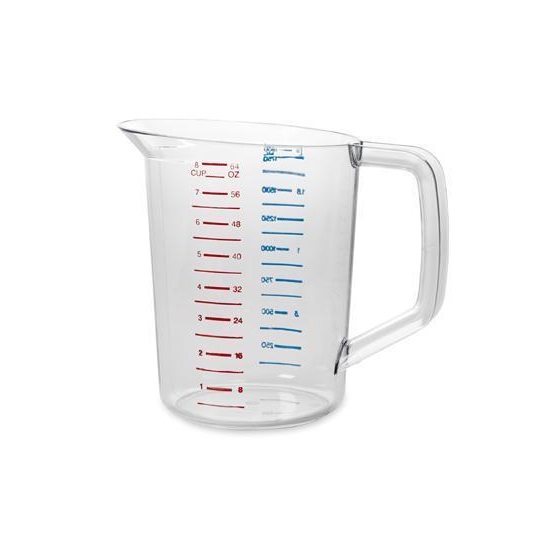 Rubbermaid Measuring Cup 2qt/2.2l Clr / FG321700CLR