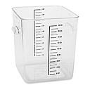 Rubbermaid Space Saving Cont Sq 18qt/17l Clr / FG631800CLR