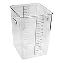 Rubbermaid Space Saving Cont Sq 22qt/20.8l Clr / FG632200CLR