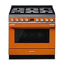 SMEG CPF9GPOR Cooker, 90x60cm, Gas Hob, Portofino (Orange)