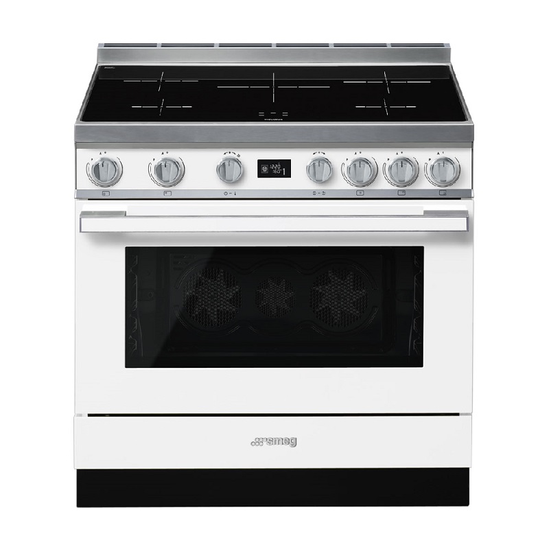 SMEG CPF9IPWH Cooker, 90x60cm, Induction Hob, Portofino (White)