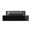 SMEG CPR615NR/CPRT615NR Reheat Drawer, 15cm Dolce Still Novo (Black)