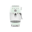 SMEG ECF03PGEU Manual Espresso Coffee Machine With Cold Brew (Pastel Green)