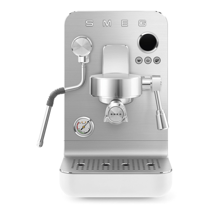 SMEG EMC02WHMEU Minipro Espresso Coffee Machine (White)