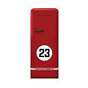 SMEG FAB28RDP9176 Free Standing Refrigerator One Door Porsche x SMEG (917 Salzburg Red)