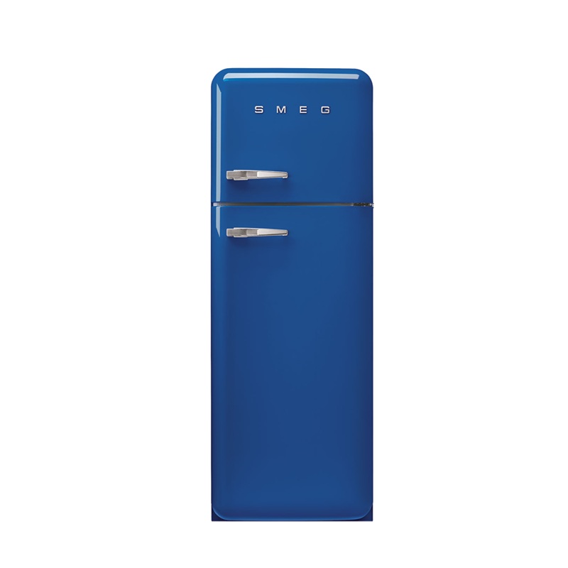 SMEG FAB30RBE5/FAB30RBE6 Free Standing Refrigerator Double Door (Blue)