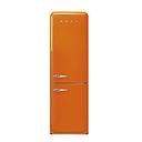 SMEG FAB32ROR5 Free standing Refrigerator Bottom Mount, 50's Style (Orange)