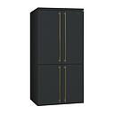 SMEG FQ60CAO5 Free standing refrigerator 4 Doors, Coloniale Aesthetic (Black)