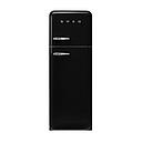 SMEG Free Standing Refrigerator Double Door (FAB30R) Black