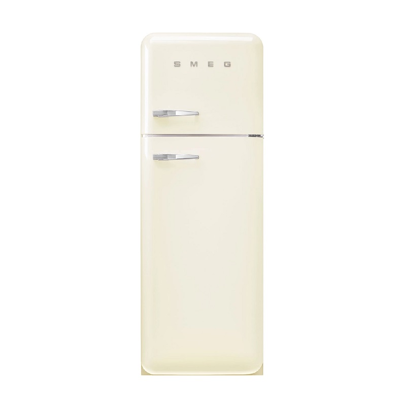 SMEG Free Standing Refrigerator Double Door (FAB30R) Cream