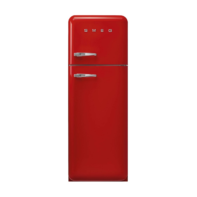 SMEG Free Standing Refrigerator Double Door (FAB30R) Red