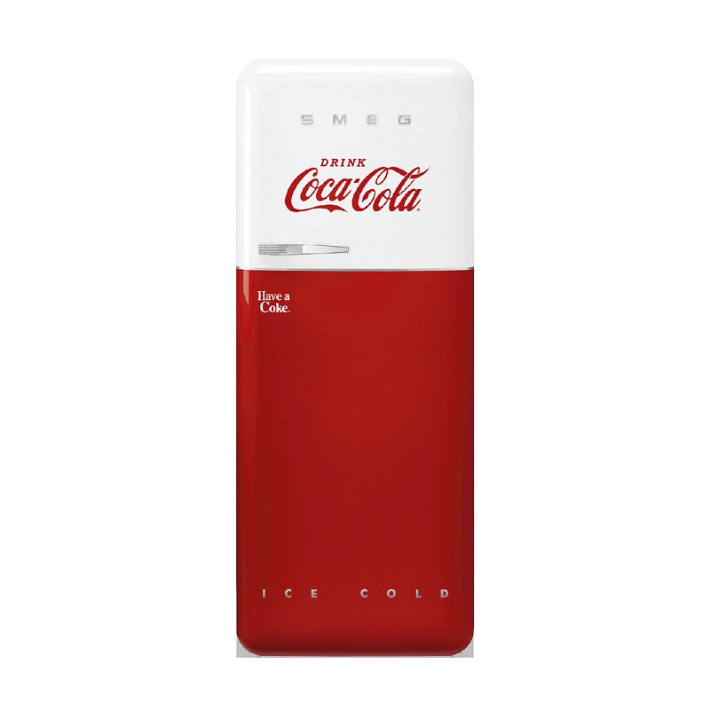 SMEG Free Standing Refrigerator One Door (FAB28R) Coca cola