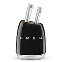 SMEG KBSF02BL Knife Block Set (Black)