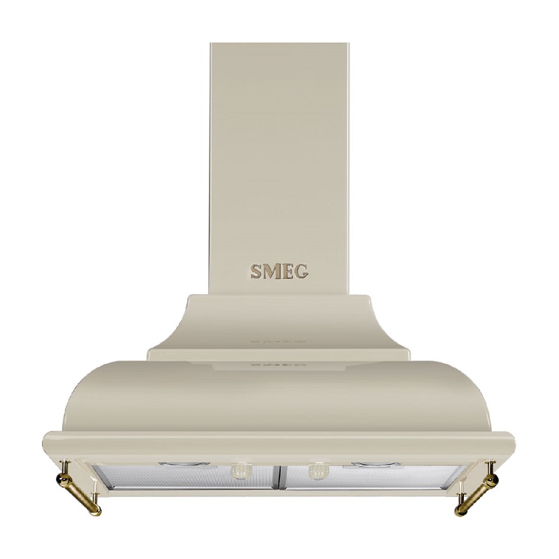 SMEG KC16POE Decorative Wall Hood, 60cm, Cortina (cream)