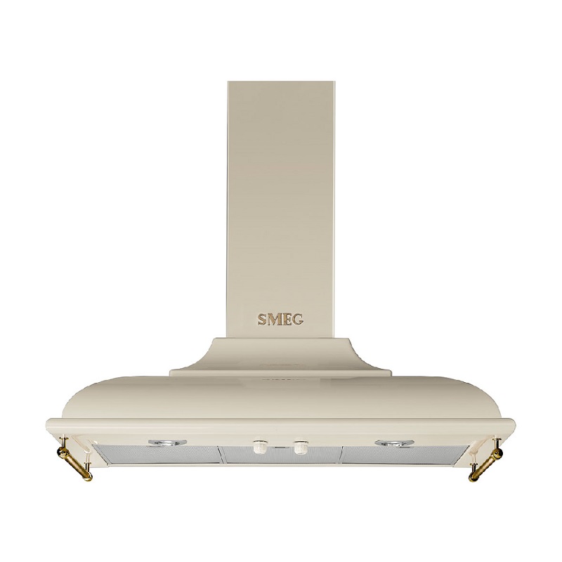 SMEG KC19POE Wall Hood, 90cm, Cortina (Cream)