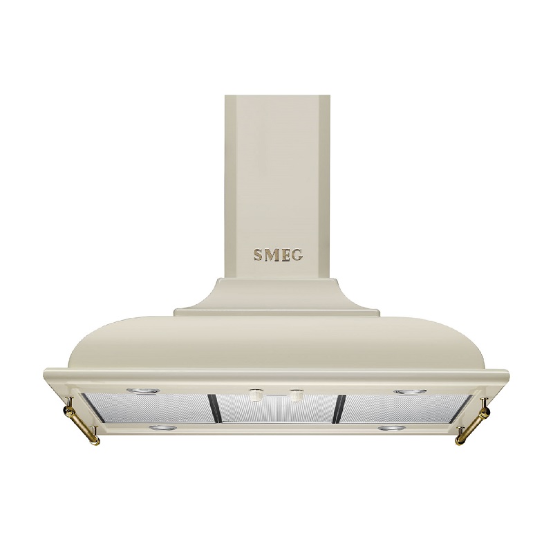 SMEG KCI19POE Island Hood, 90cm, Cortina (Cream)