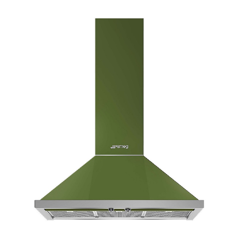 SMEG KPF9OG Decorative Wall Hood, 90cm, Portofino (Olive Green)