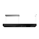SMEG KSLS18MB Island Hood, 180cm Isola (Matte Black)