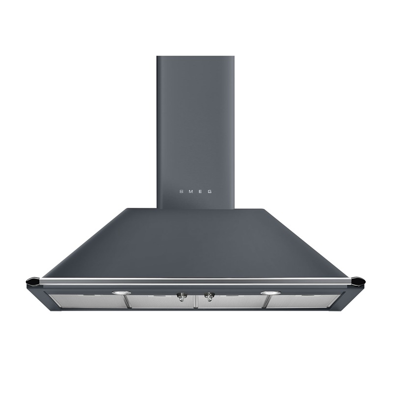 SMEG KT110GRE Decorative Wall Hood 110cm Victoria Aesthetic (Grey)