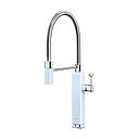 SMEG MDF50PB Kitchen Taps, 48 cm, Semi-Professional Single Lever, 50's Style (Pastel Blue)