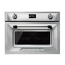 SMEG Microwave, 45 cm, Combi, Victoria (SF4920MCX1) Stainless Steel