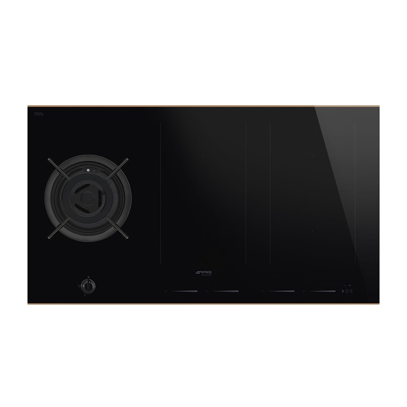 SMEG PM6954R Mixed Hob, 90 cm, Dolce Stil Novo Aesthetic