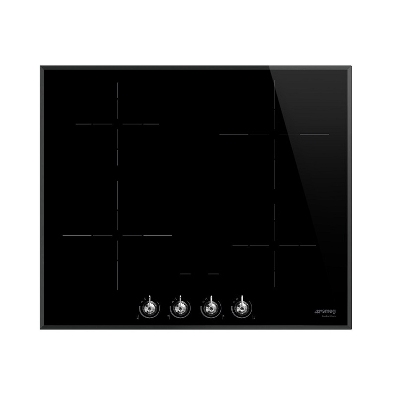 SMEG SI364BM Induction Hob, 60cm, Gas, Classica