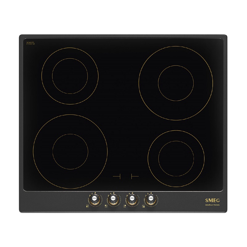 SMEG SI764AOM Induction Hob, 60cm, Cortina (Black)