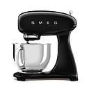 SMEG SMF05BLEU Stand Mixer Full Color, 50's Style Aesthetic (Black)
