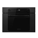 SMEG SO4201M1BI Oven, 45cm, Combi Microwave Musa (Black)