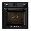 SMEG SOP6902S2PN Pyro steam Galileo Oven, 60 cm, Combi Steam Victoria (Black)