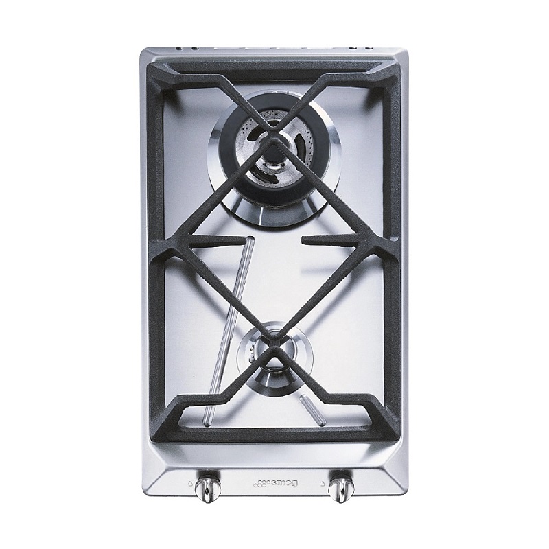 SMEG SRV532GH3 Gas Hob, 30 cm, Contemporanea (Stainless Steel)