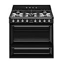 SMEG TR90BL2 Cooker, 90x60cm, Gas, Victoria (Black)