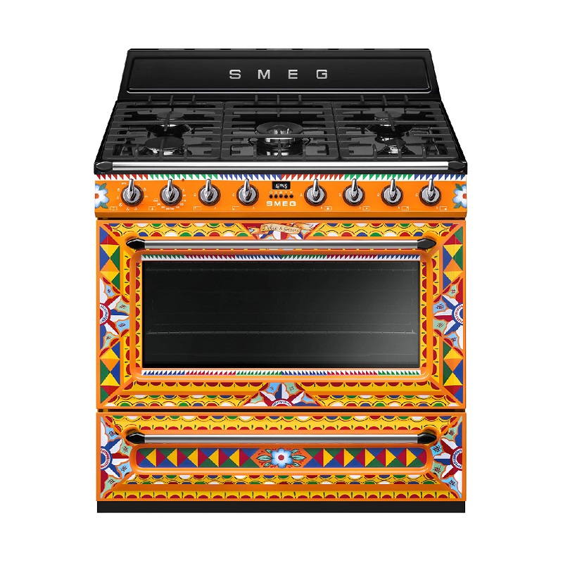 SMEG TR90DGC9 Cooker, 90x60cm, Gas Hob, D&G