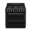 SMEG TR90GMBL Cooker With Gas Hob 90x60 cm Victoria Aesthetic (Black)