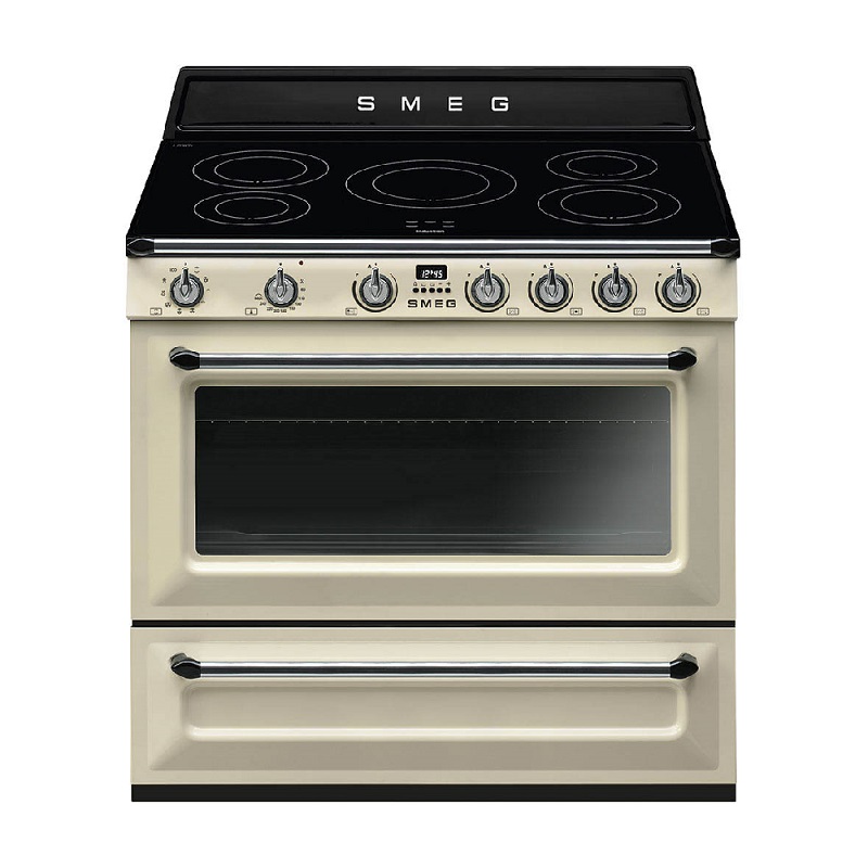 SMEG TR90IP2 Cooker, 90x60cm, Induction, Victoria (Cream)