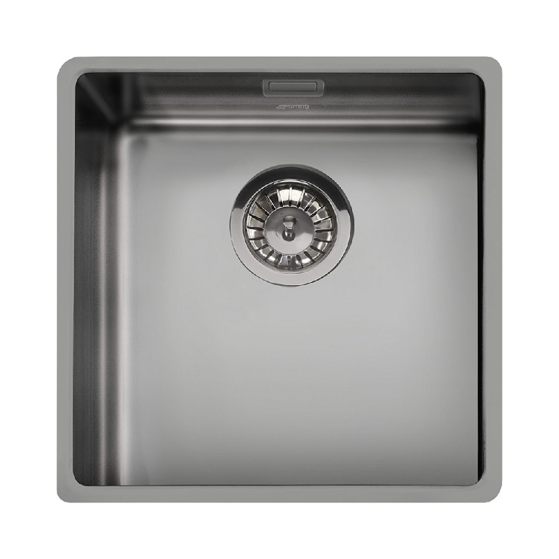 SMEG VSTR40DKX Kitchen sink, Undermount built-in, Universale Aesthetic (Chrome)