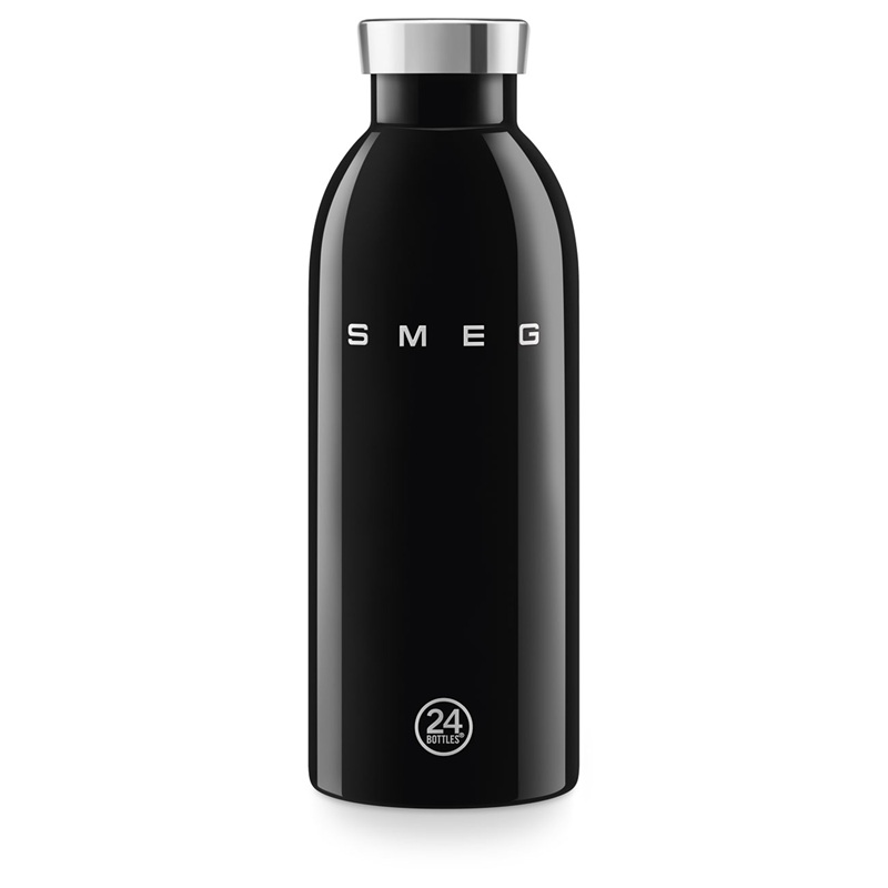 SMEG WBF01BL Clima Bottle 500 ml, SMEG x 24Bottles (Black)
