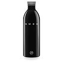 SMEG WBF02BL Urban Bottle One Litre, SMEG x 24Bottles (Black)