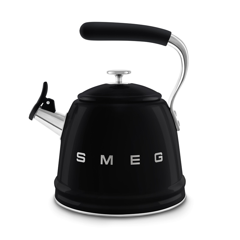 SMEG WKF01BL Whistling Kettle (Black)